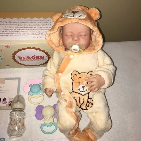 Reborn Baby Doll 20'' Sleeping Realistic Baby Boy Doll (DAMAGED BOX) - Picture 4 of 13